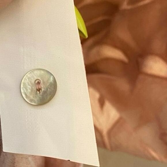 Zara Sheer Embroidered Pink Midi Dress size Small - Picture 6 of 6